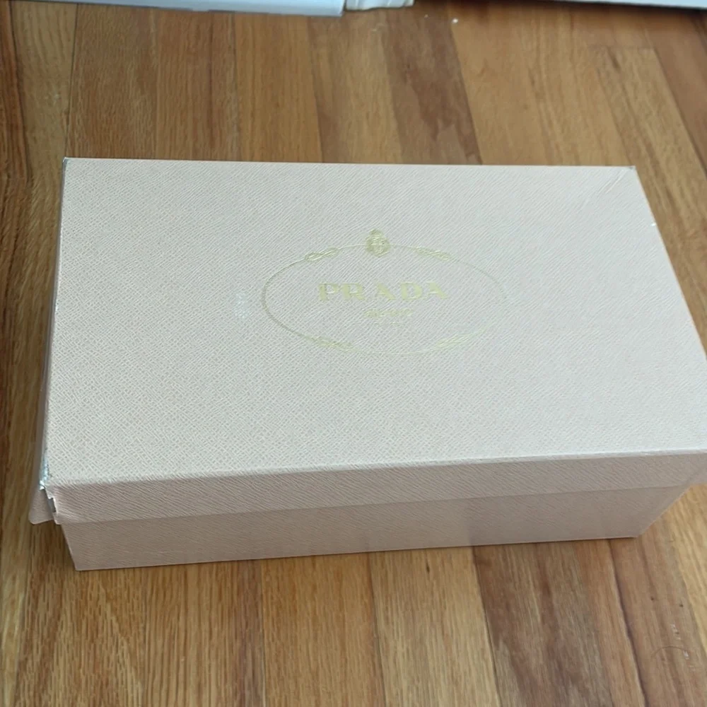 Prada silver leather sandals - Picture 2 of 5